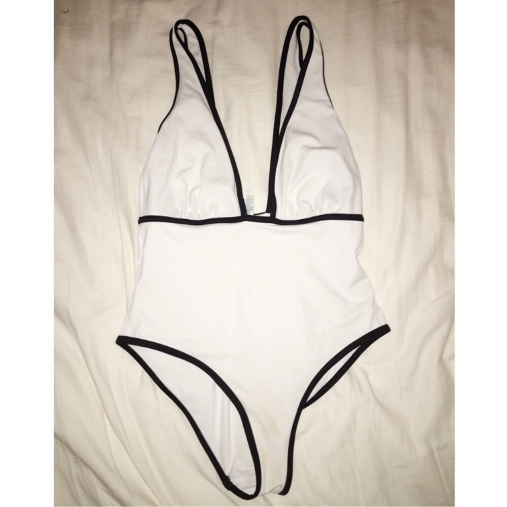 White + Black One Piece